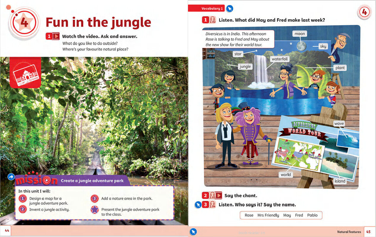 04 Fun in the jungle绘本故事第2页