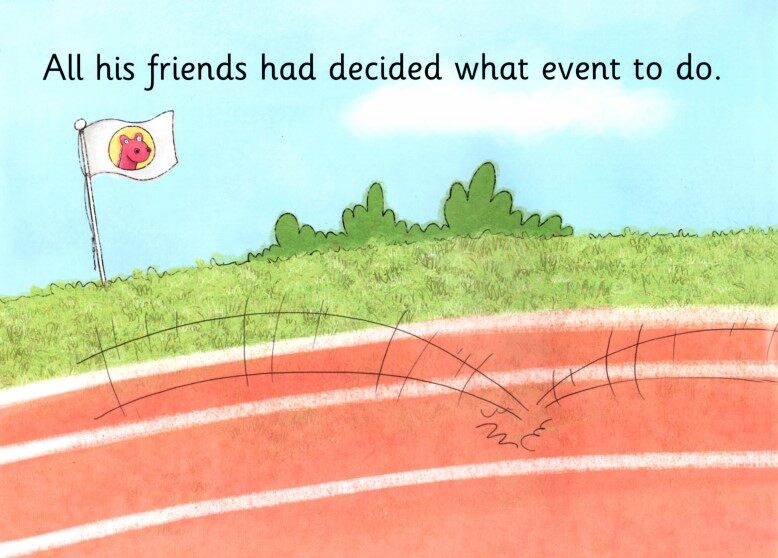 Baby Dragon and the Animal Olmpics绘本故事第5页