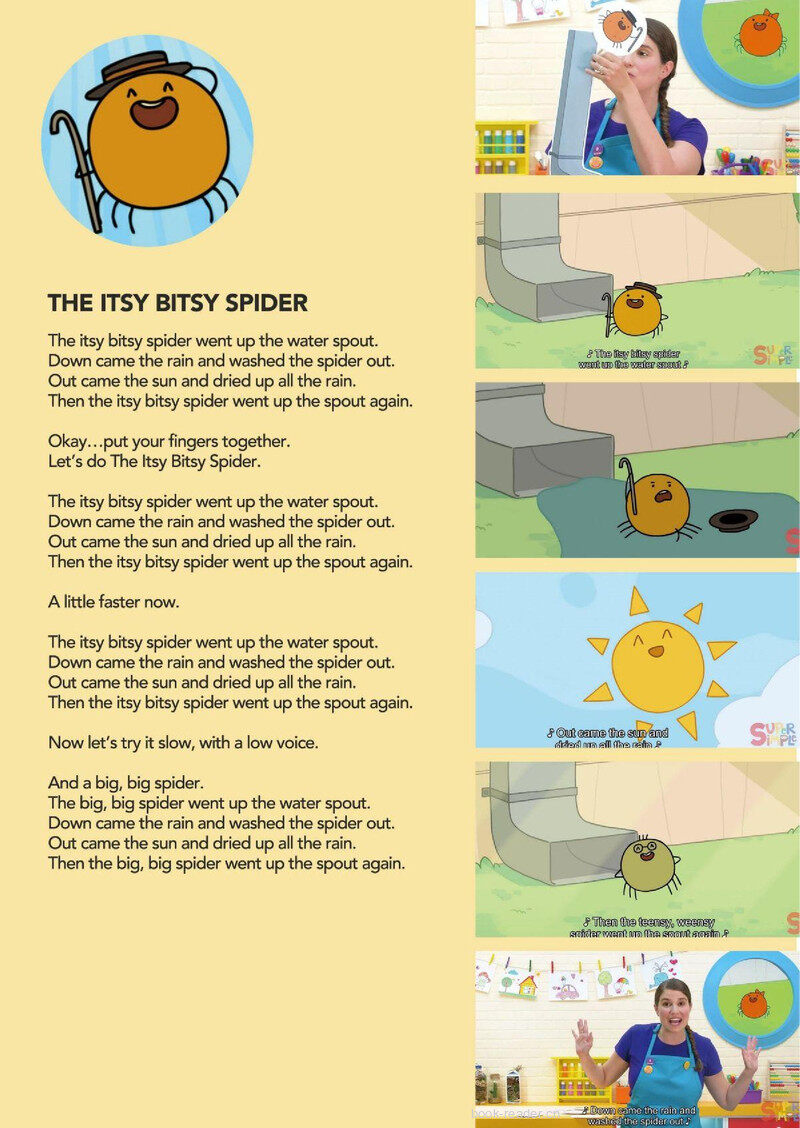 The Itsy Bitsy Spider绘本故事第2页