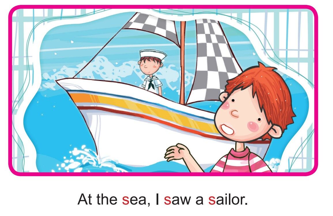 'S' words -  The Sea绘本故事第4页