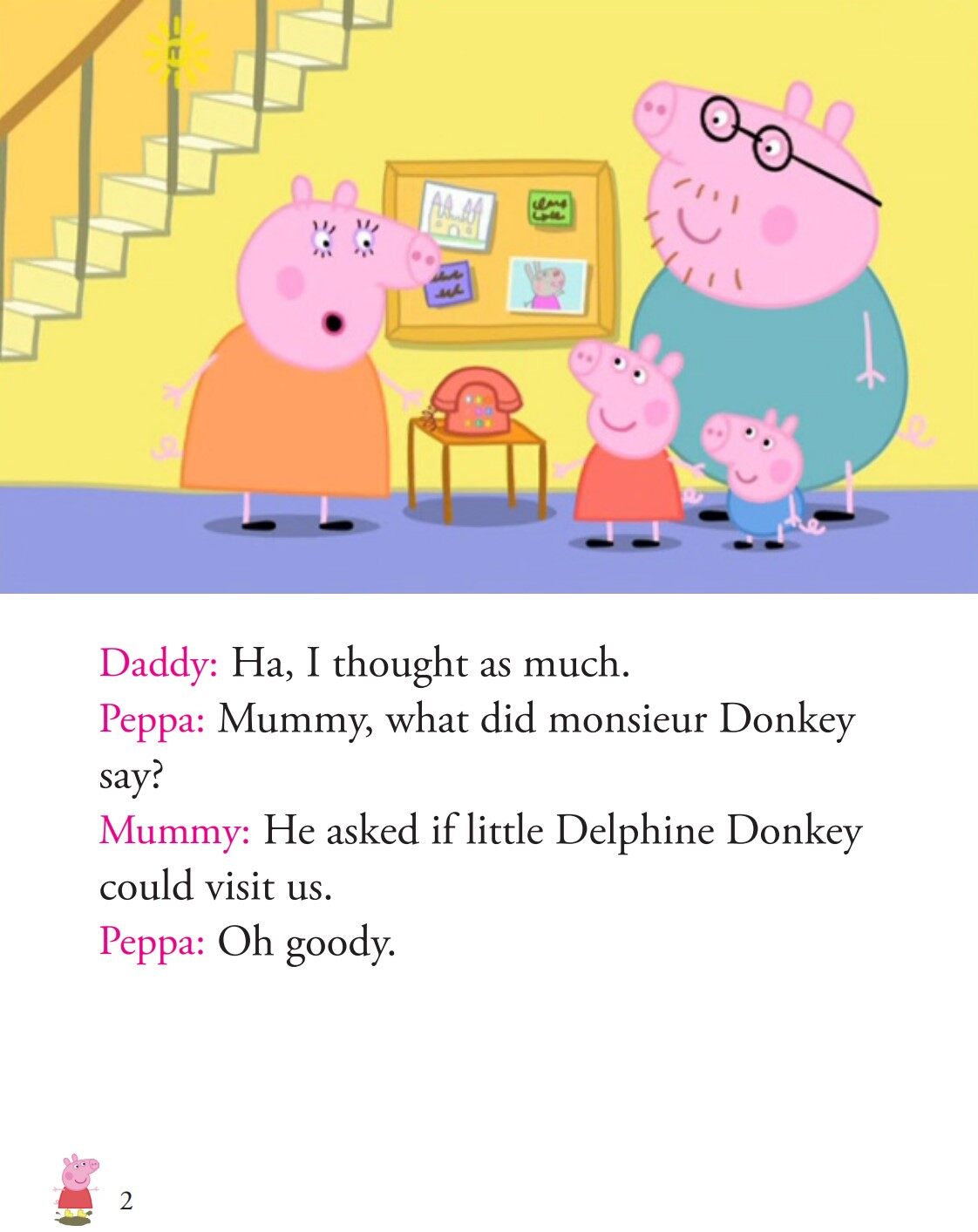 Delphine Donkey绘本故事第4页