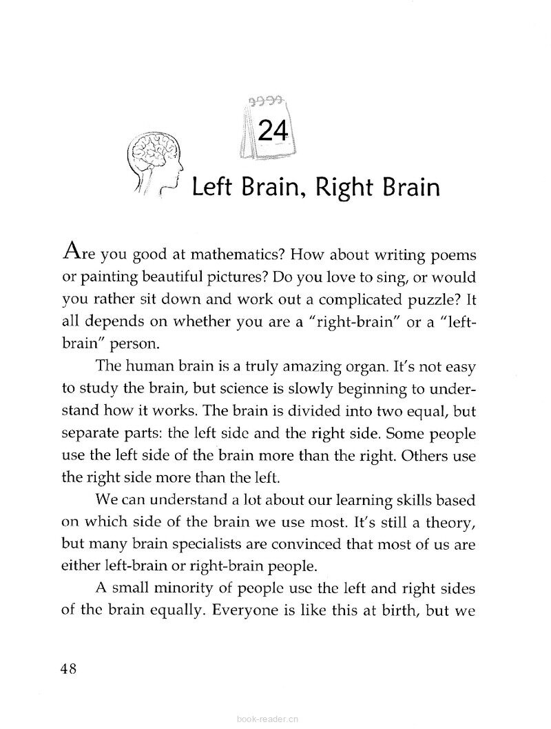 Left Brain, Right Brain绘本故事第2页
