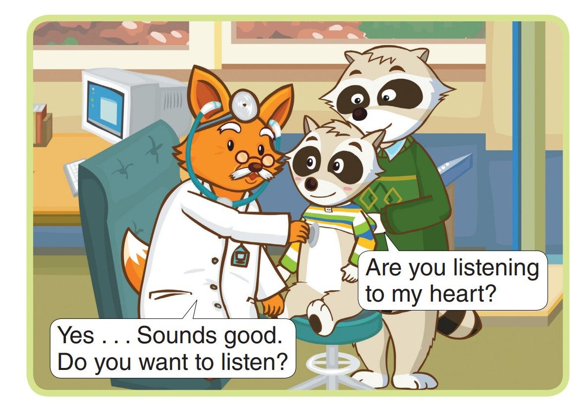 Getting a Checkup绘本故事第4页