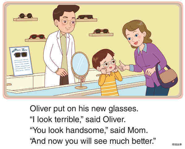 New Glasses for Oliver绘本故事第5页