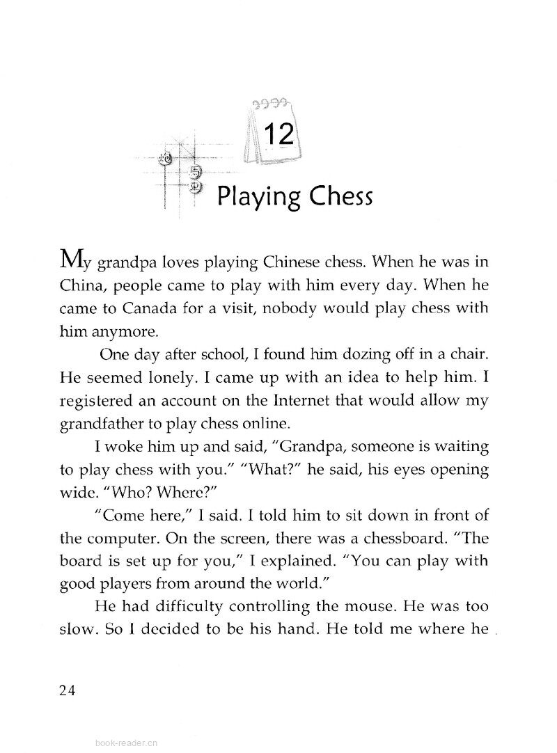 Playing Chess绘本故事第2页
