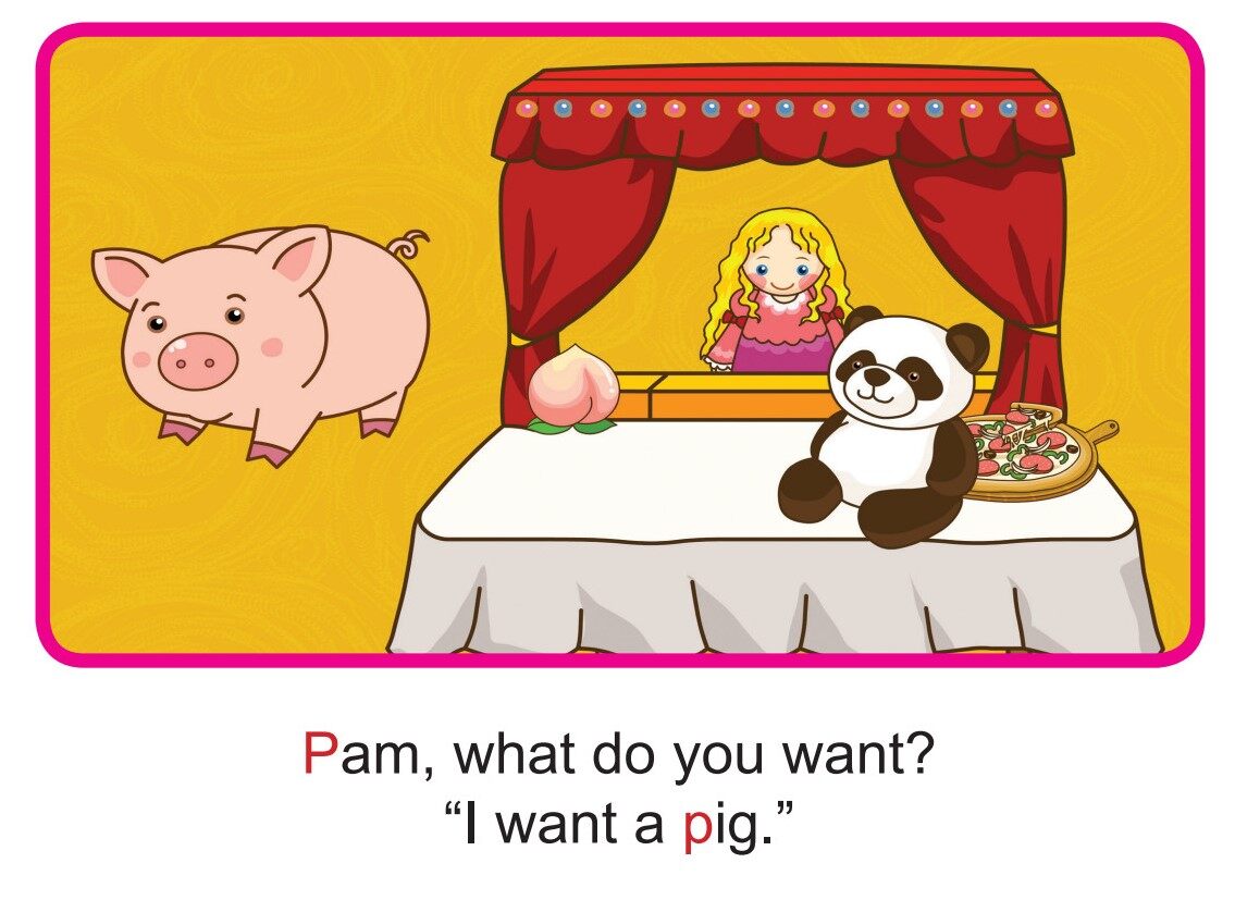 'P' words -  Pam, What Do You Want绘本故事第5页