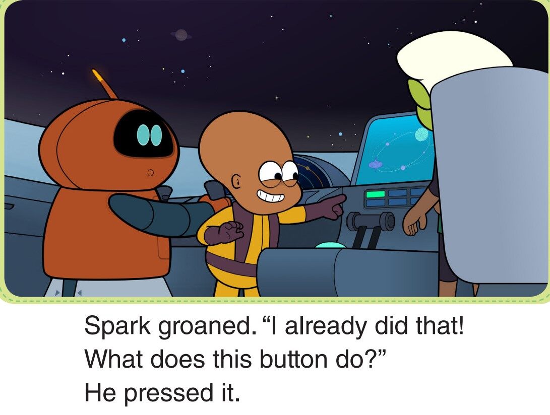 Not Safe!绘本故事第5页