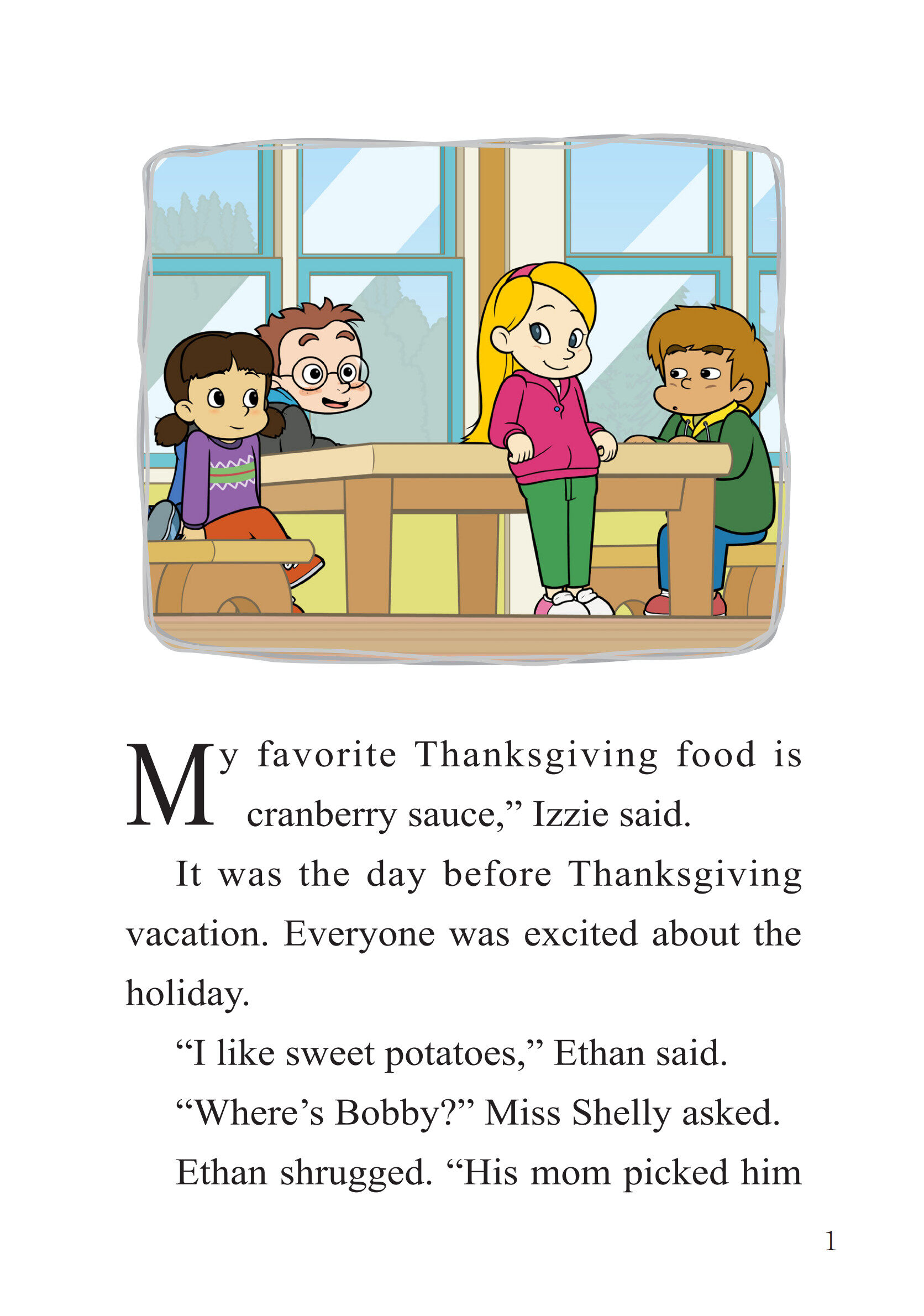 Thankful Pumpkin Pies绘本故事第3页