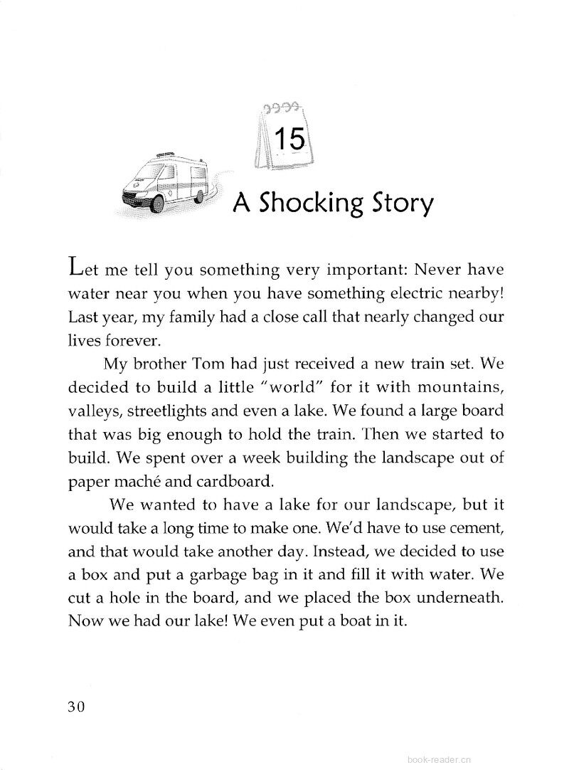 A Shocking Story绘本故事第2页