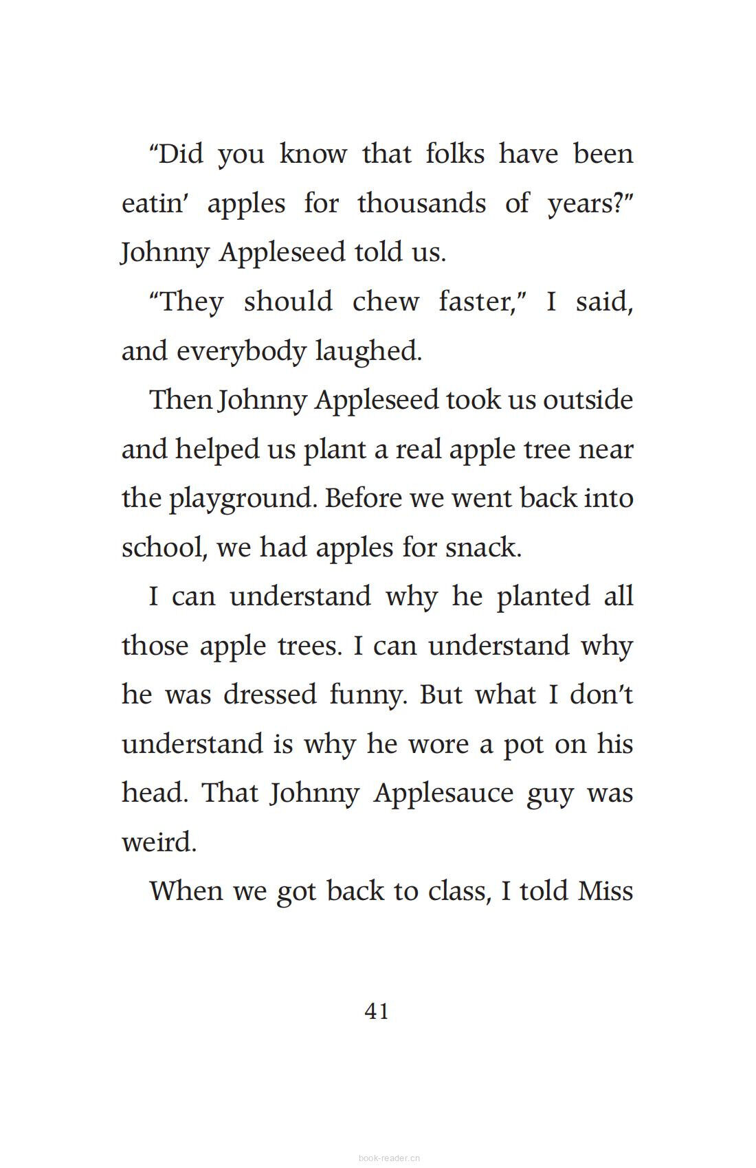Chapter6 Johnny Applesauce绘本故事第5页