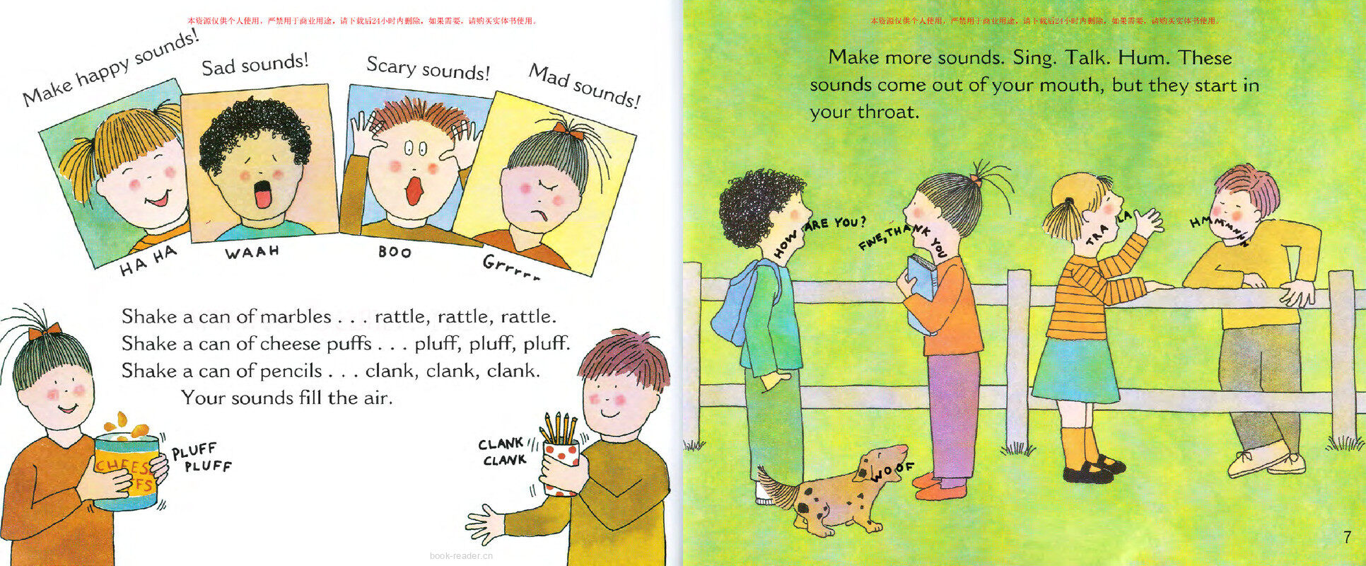Sounds All Around绘本故事第4页