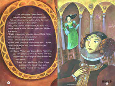 Snow White and the Seven Dwarfs绘本故事第4页