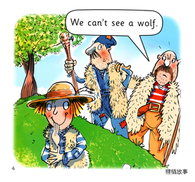 The Boy Who Cried Wolf!绘本故事第4页