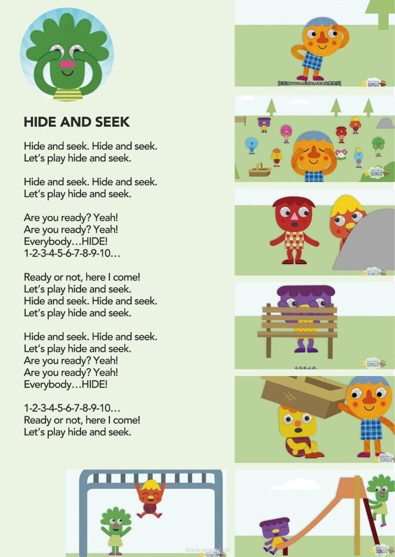 Hide And Seek绘本故事第2页