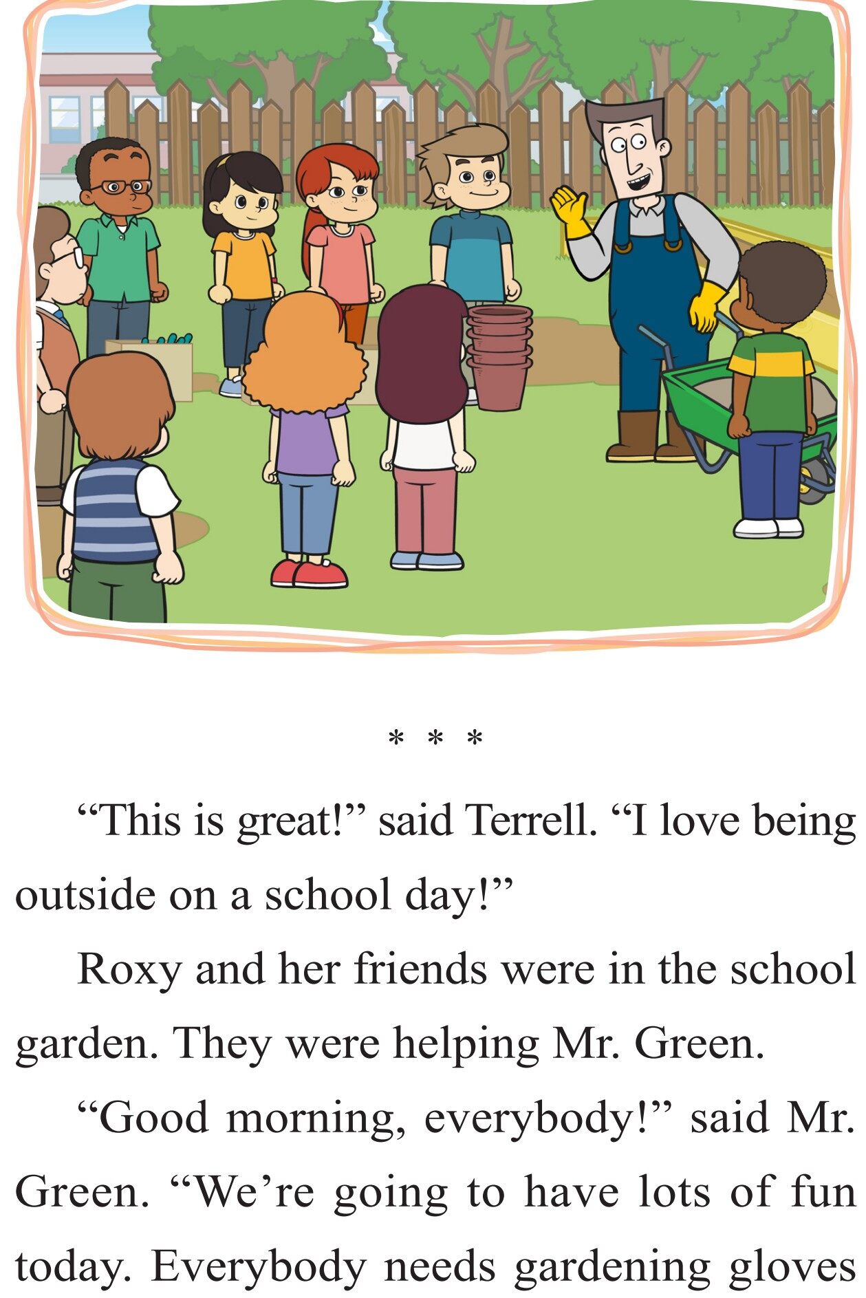 The School Garden绘本故事第4页