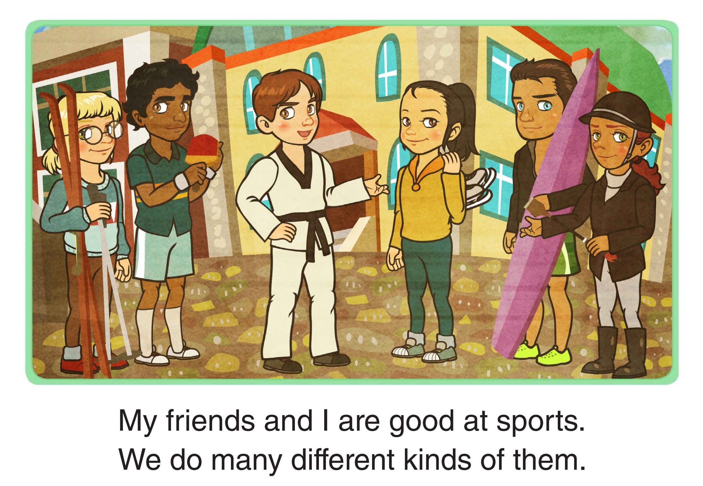 Good at Sports绘本故事第2页