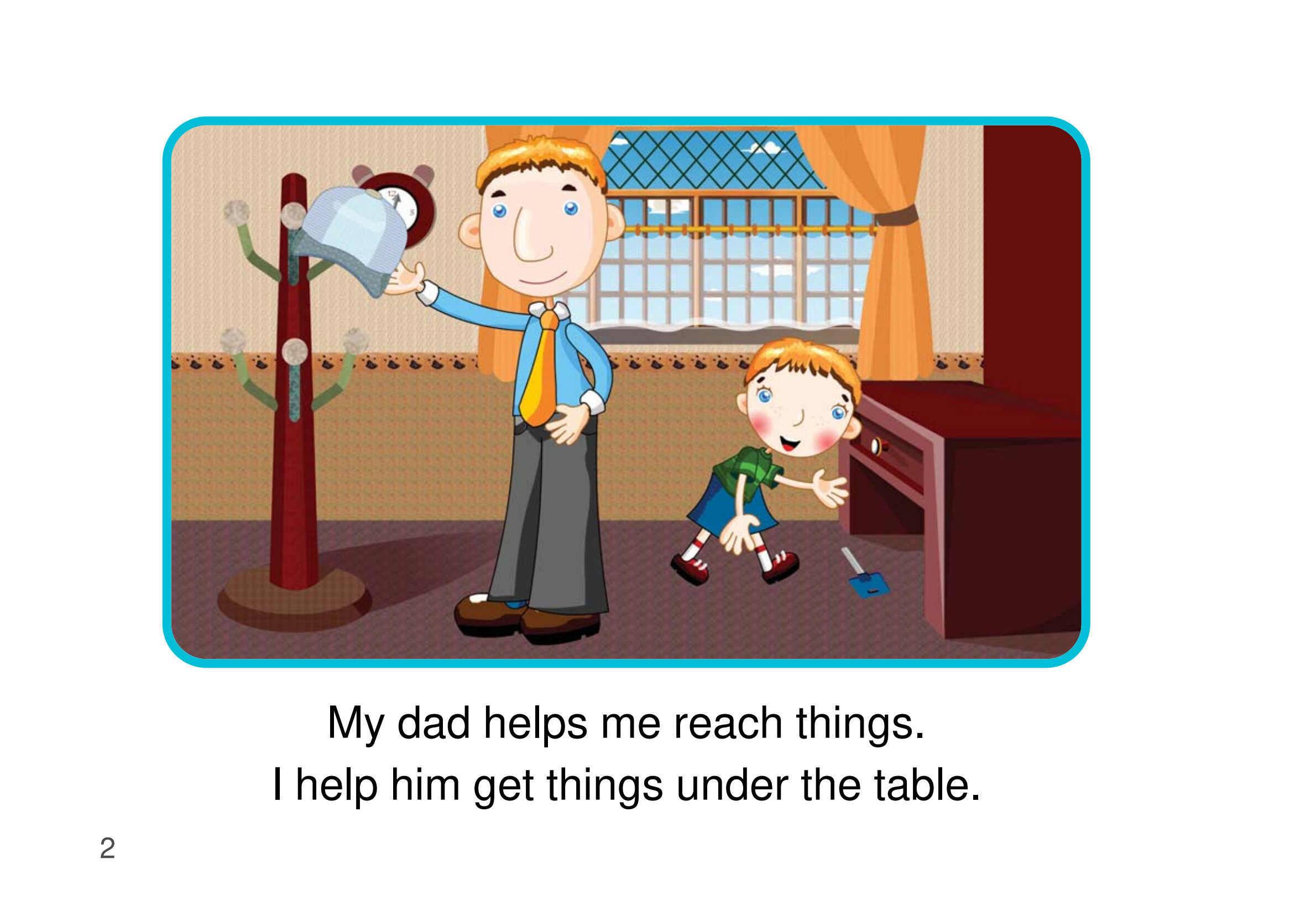 Just Like Dad绘本故事第4页