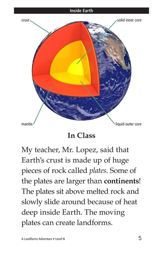 A Landforms Adventure绘本故事第4页