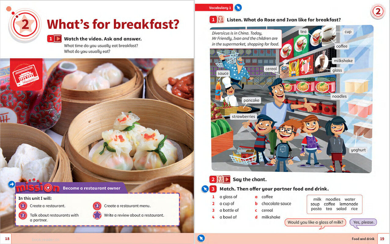 02 What's for breakfast?绘本故事第2页