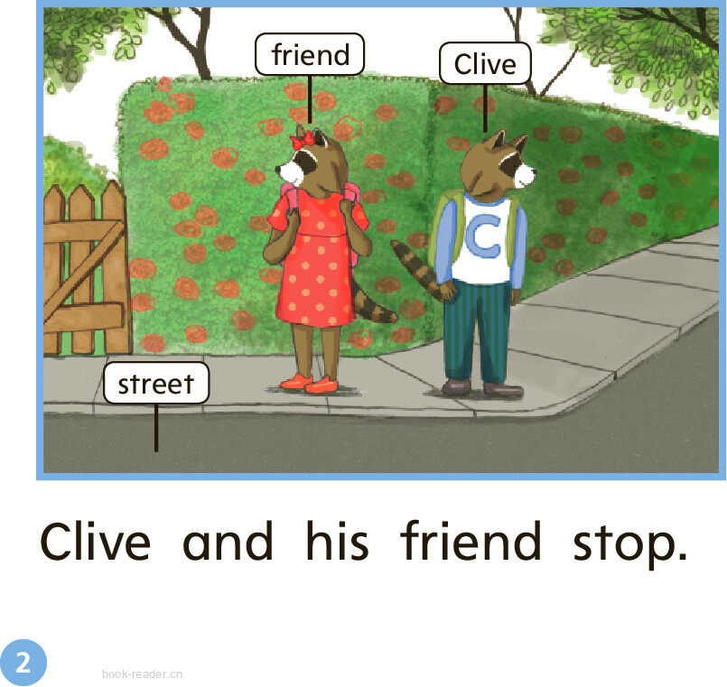 GK ELL U09W2 Clive and His Friend绘本故事第3页