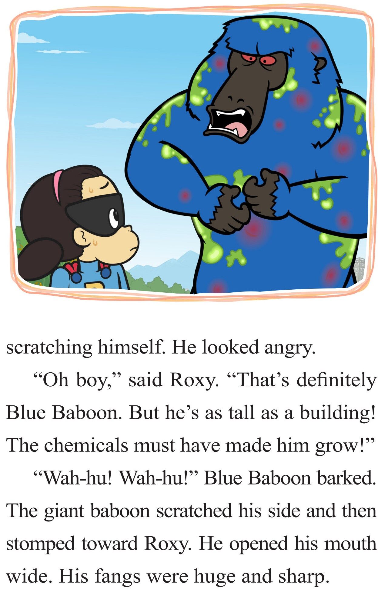 Monster Meets Rocket Girl绘本故事第5页