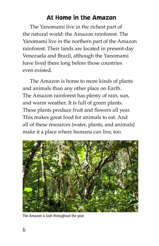 The Yanomami Deep in the Amazon绘本故事第5页