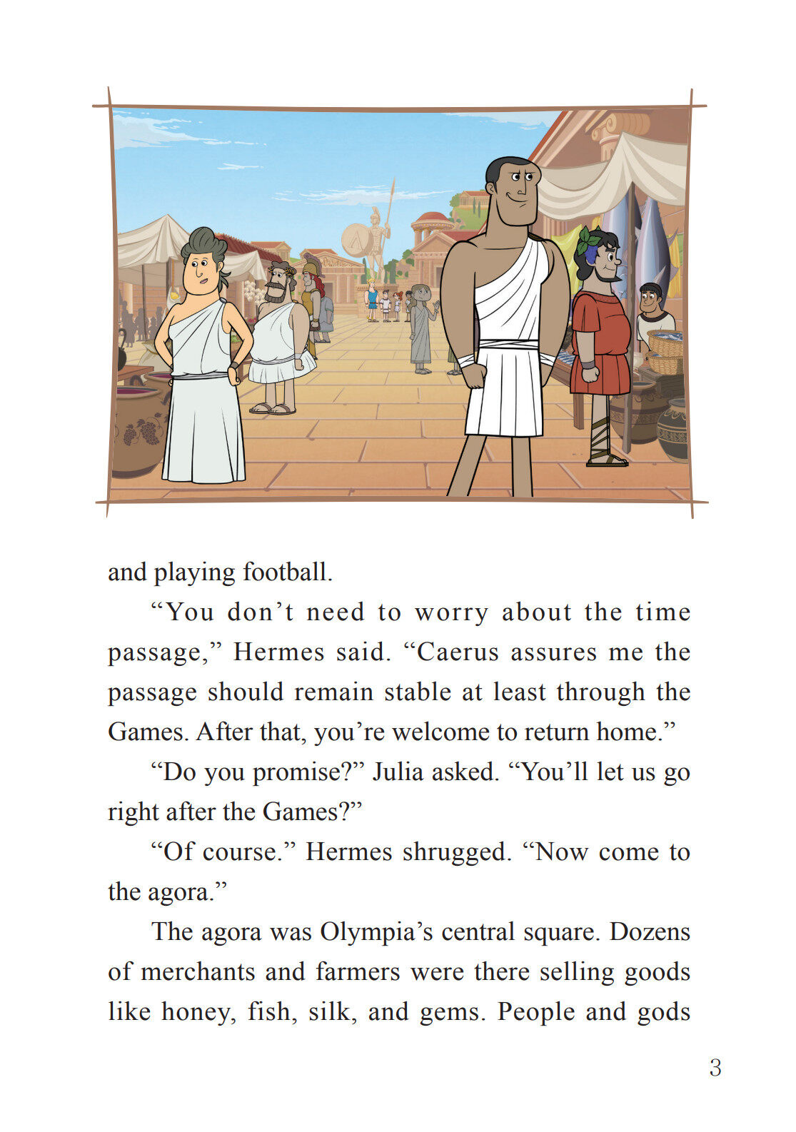 5_At the Agora绘本故事第4页