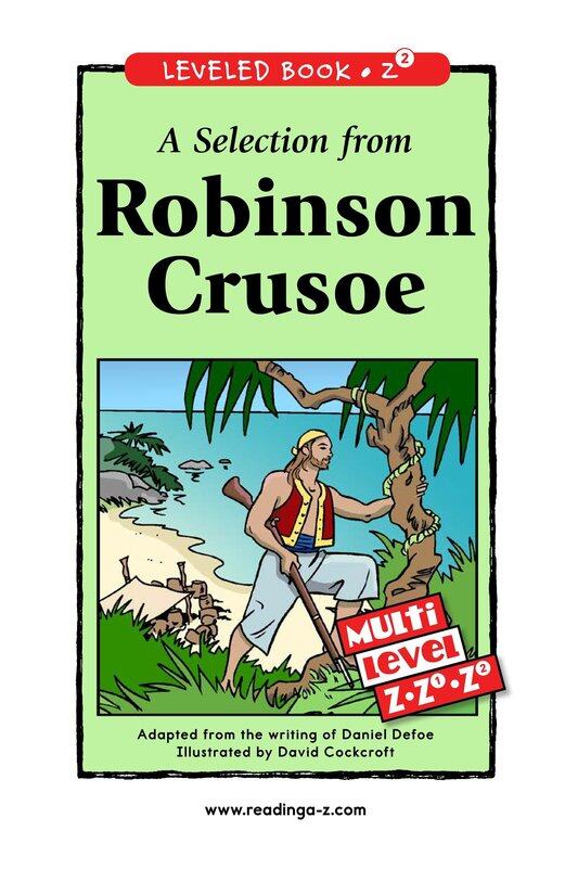 A Selection From Robinson Crusoe绘本故事第2页