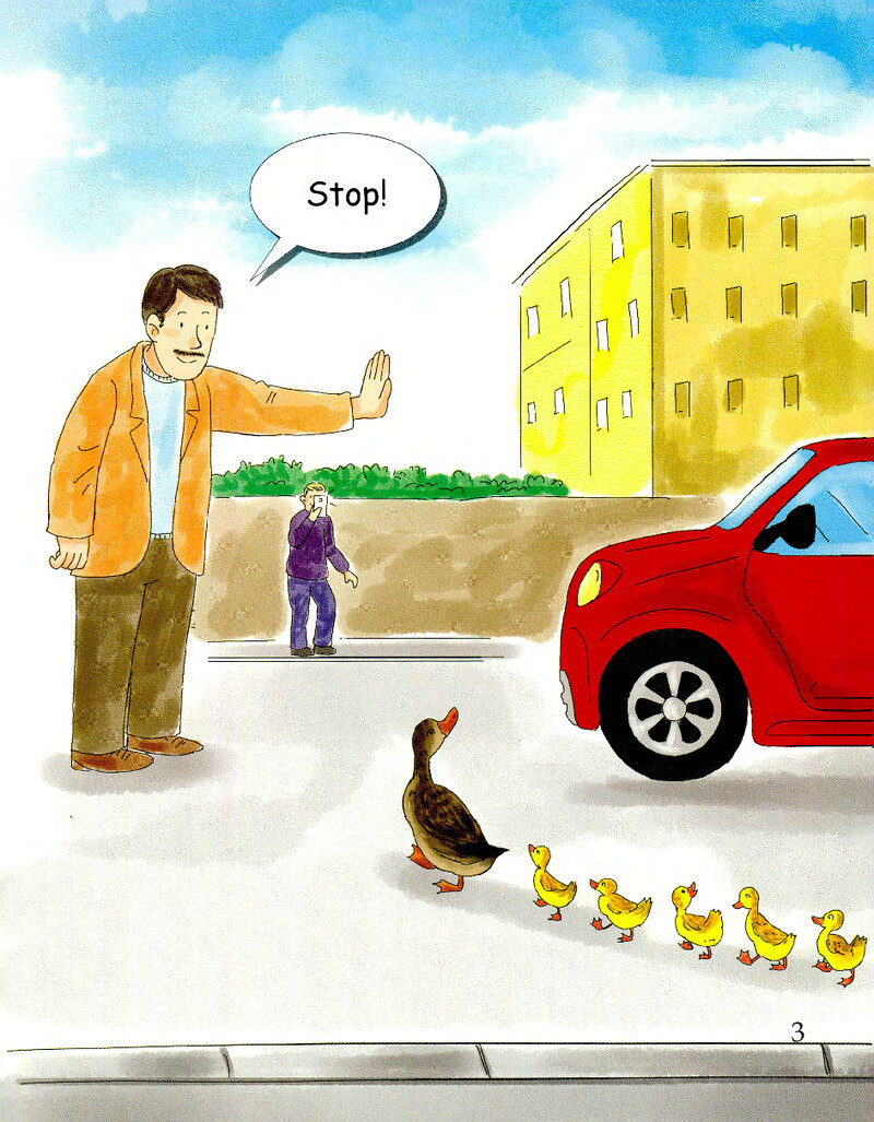 Stop the Cars.绘本故事第4页