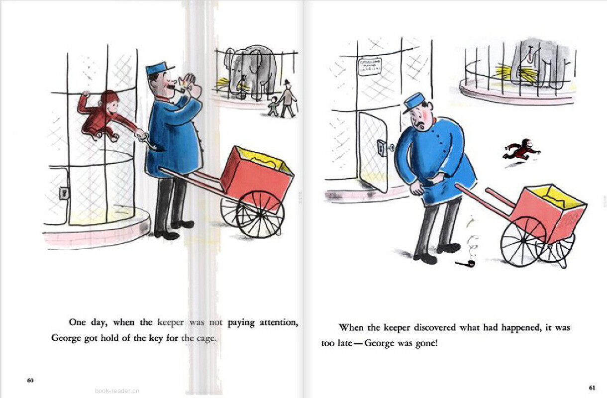 Curious George Takes a Job绘本故事第4页