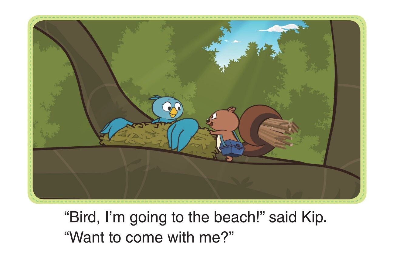 Going to the Beach绘本故事第2页