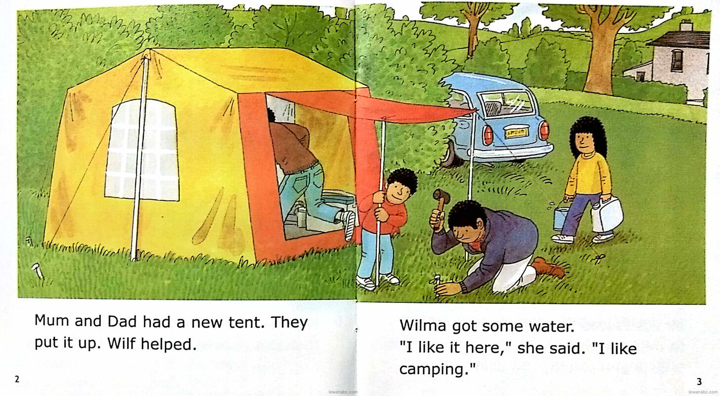 Camping Adventure绘本故事第4页