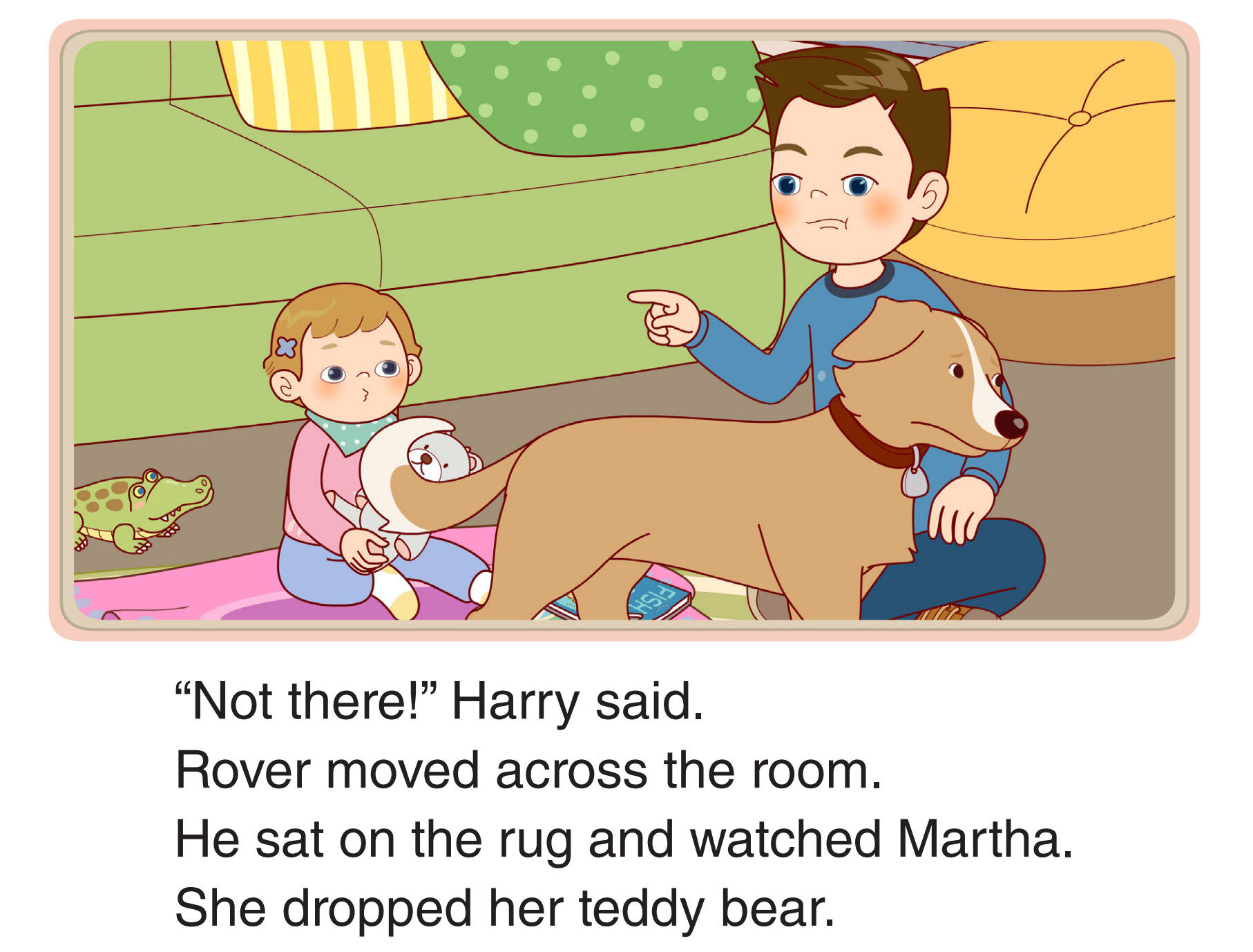 Babysitting with Rover绘本故事第4页