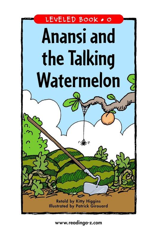 Anansi and the Talking Watermelon绘本故事第2页