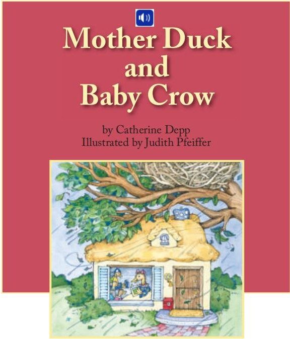 Mother Duck and Baby Crow绘本故事第2页