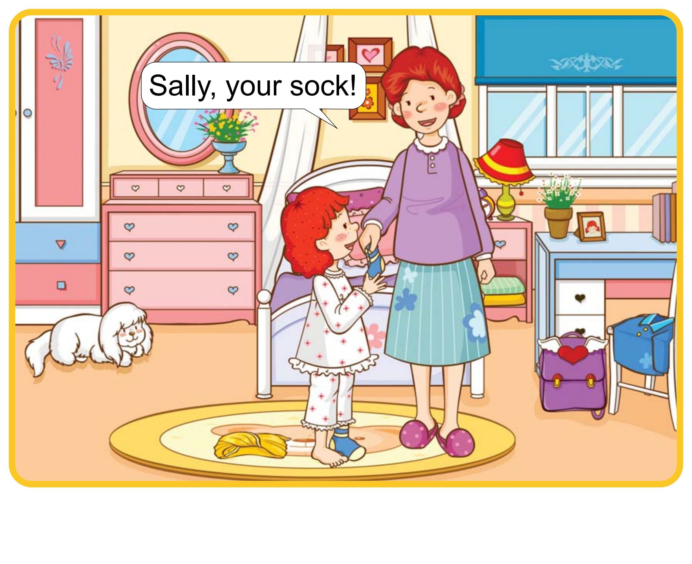 Where Is My T-Shirt?绘本故事第2页