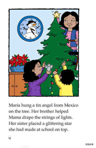 Maria's Family Christmas绘本故事第4页