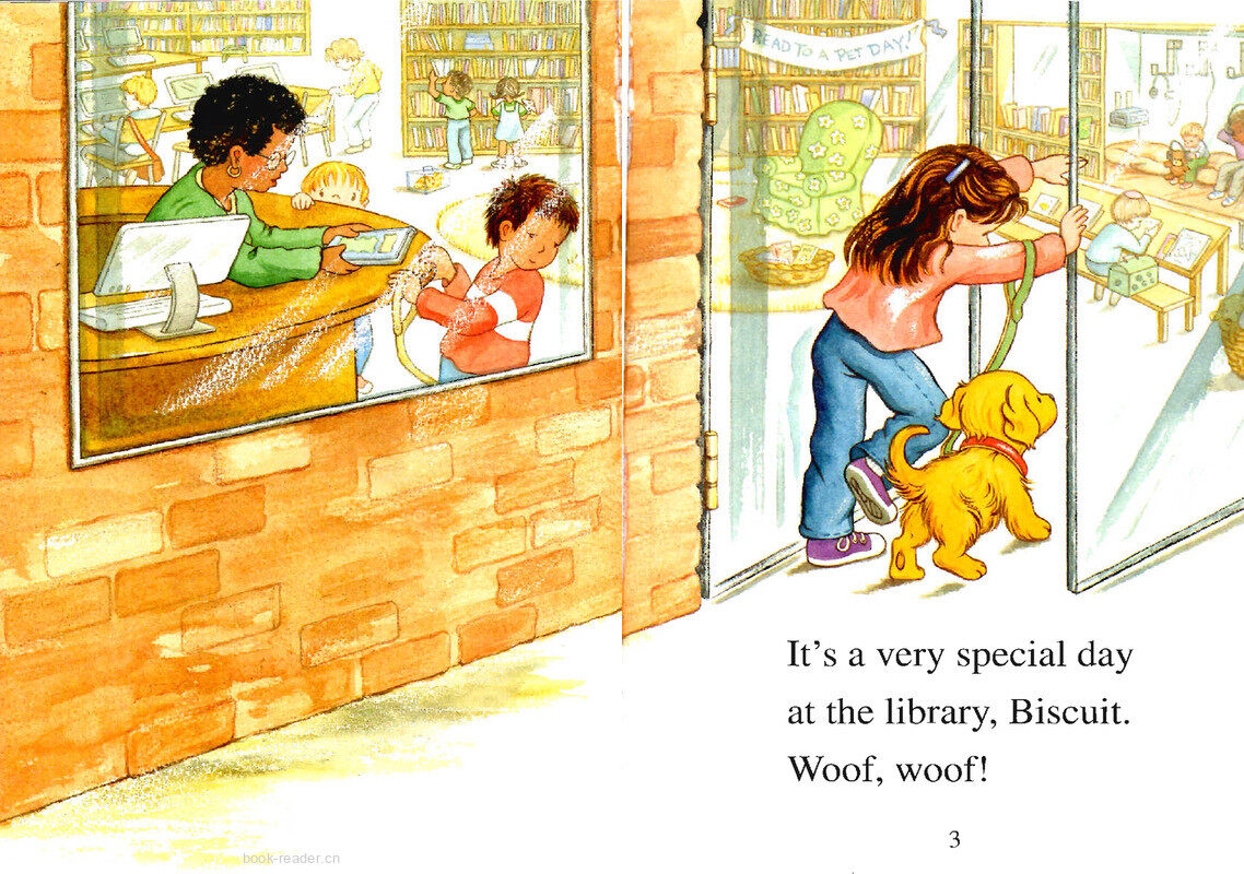 Biscuit Loves the library绘本故事第3页