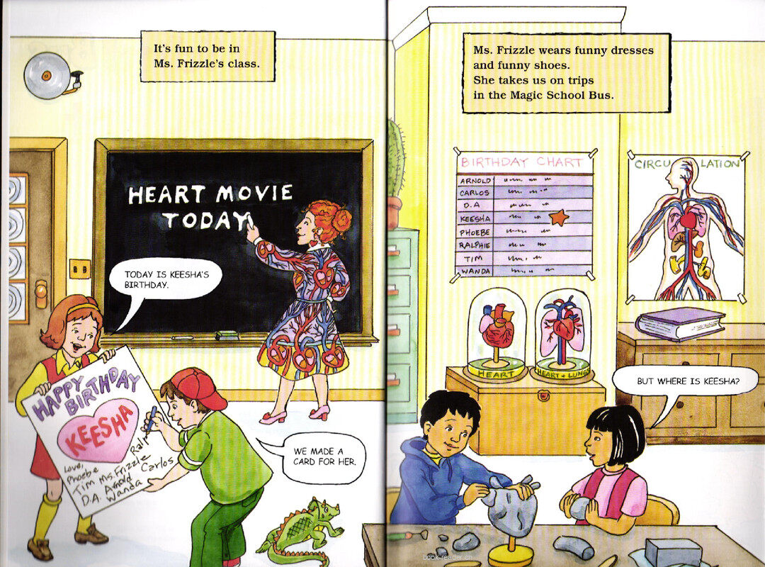 Magic School Bus Has a Heart绘本故事第3页