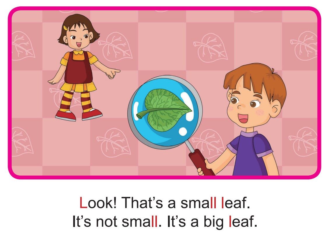 'L' words -  Look! That's a Small Leaf!绘本故事第2页