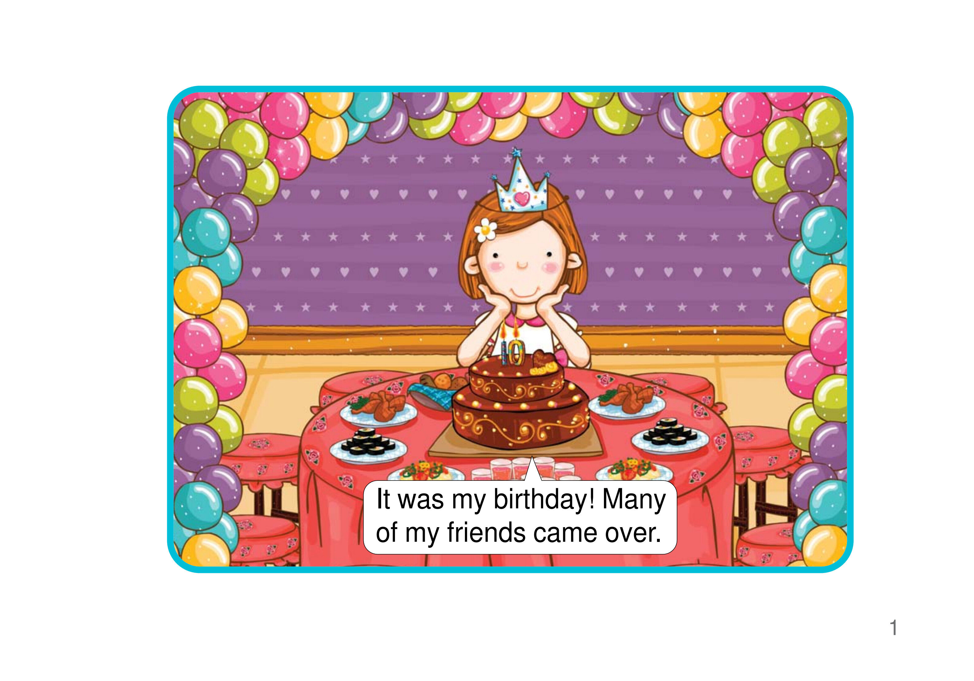 My Birthday Party绘本故事第2页