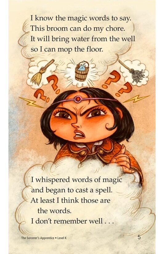 The Sorcerer's Apprentice绘本故事第5页