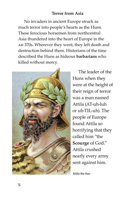 The Roman Empire Faces Attila绘本故事第3页