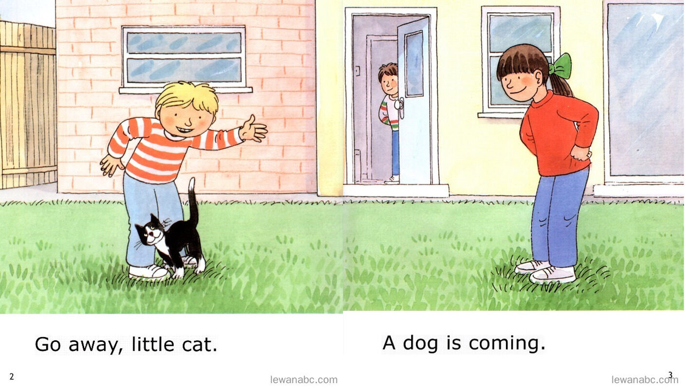 Go Away,Cat绘本故事第4页