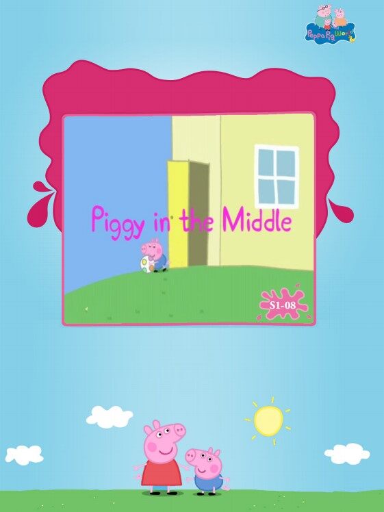 Piggy in the Middle绘本故事第2页