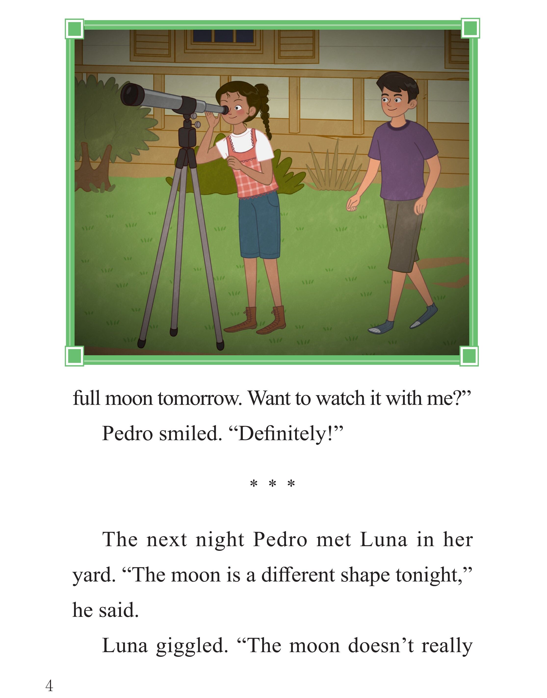 Pedro, Luna, and the Moon绘本故事第5页