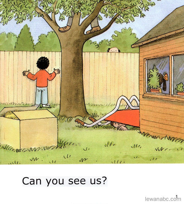 Hide and Seek绘本故事第3页