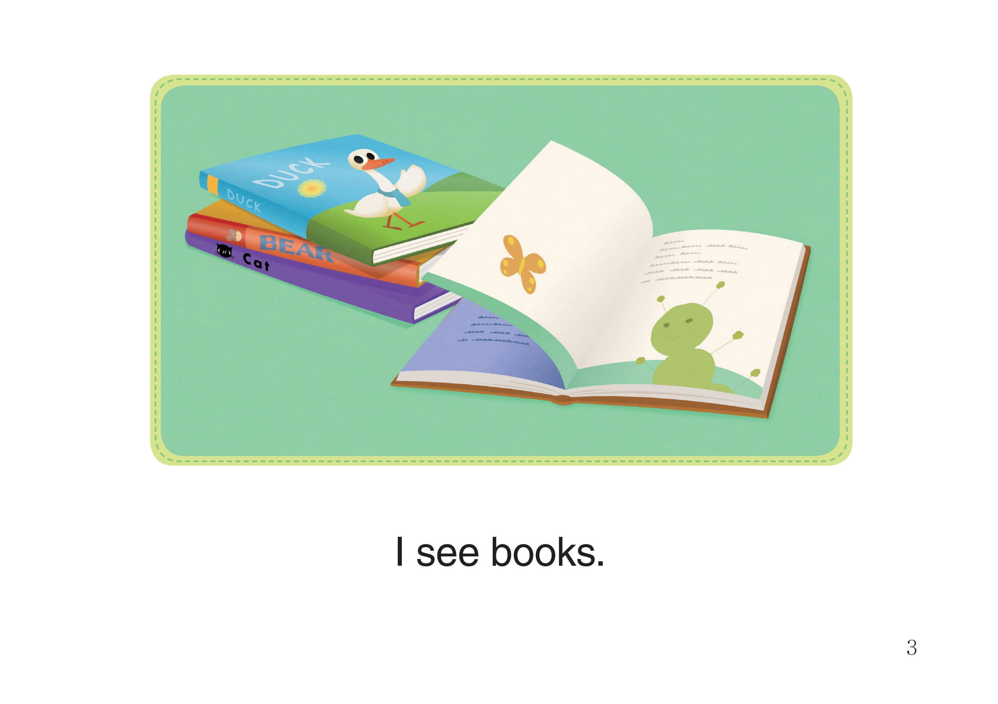 I See Blue Letters绘本故事第4页