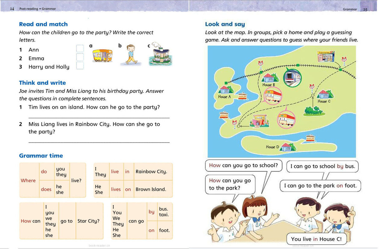 2A Unit 2 Let's go!绘本故事第4页