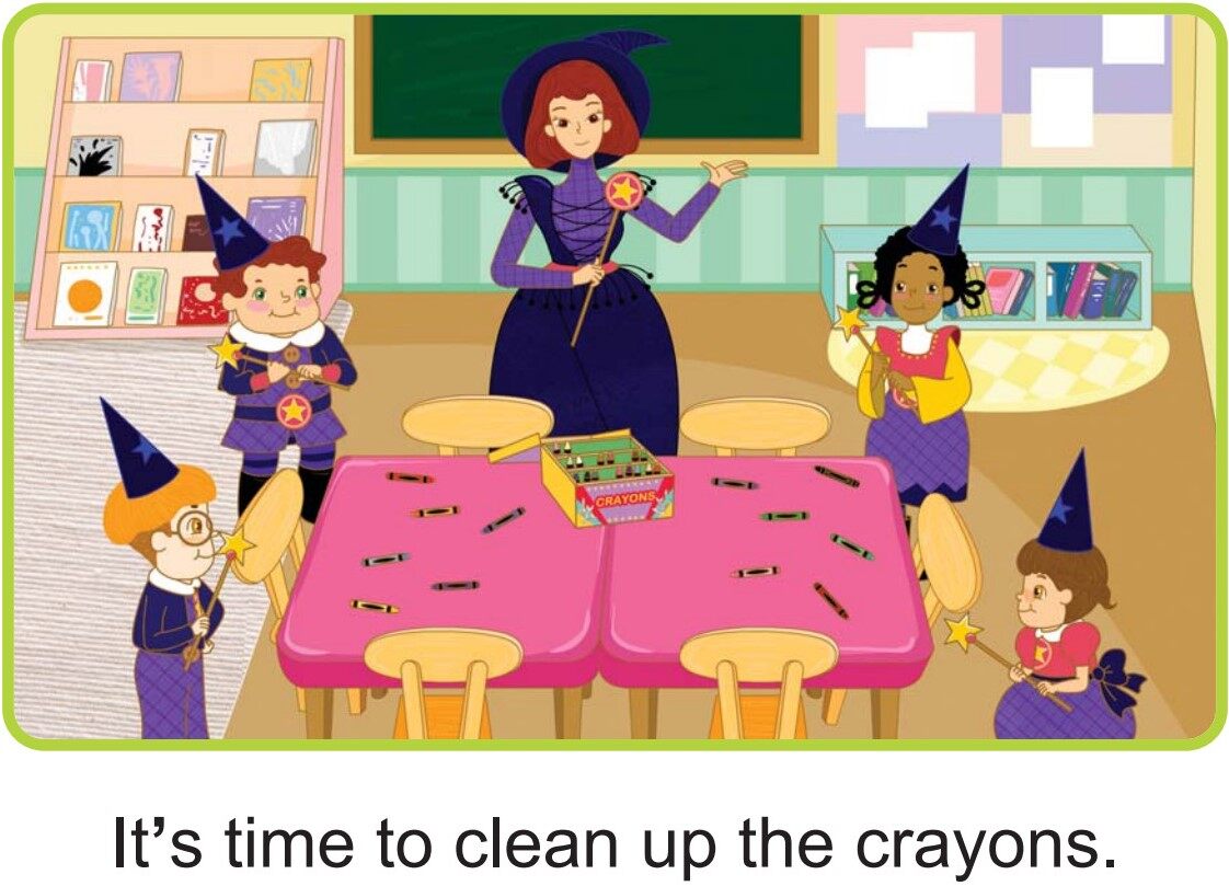 Time to Clean Up绘本故事第5页